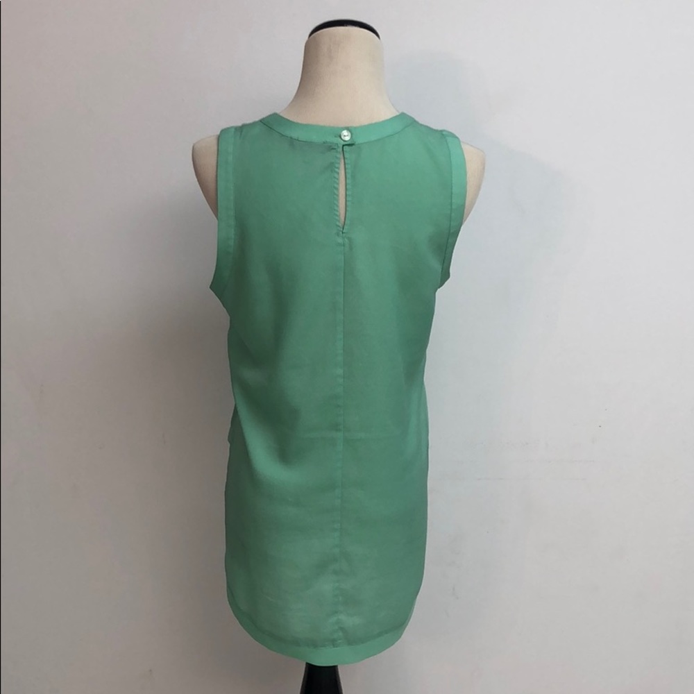KLD Signature Green Striped Top - Picture 2 of 3